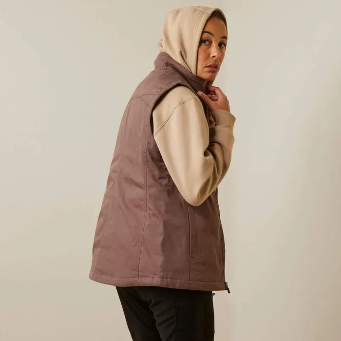 Women Jackets and Vests Ariat Rebar DuraCanvas Insulated Vest Peppercorn Women Jackets and Vests Ariat Rebar DuraCanvas Insulated Vest Peppercorn