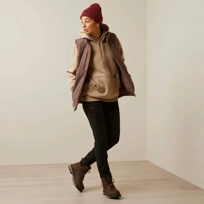 Women Jackets and Vests Ariat Rebar DuraCanvas Insulated Vest Peppercorn Women Jackets and Vests Ariat Rebar DuraCanvas Insulated Vest Peppercorn