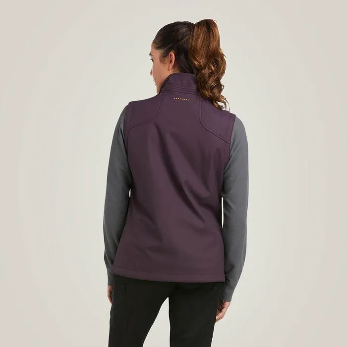 Women Jackets and Vests Ariat Rebar Stretch Canvas Softshell Vest Plum Perfect Women Jackets and Vests Ariat Rebar Stretch Canvas Softshell Vest Plum Perfect