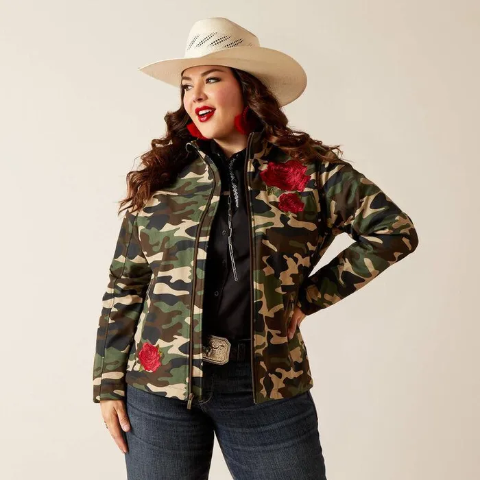 Women Jackets and Vests Ariat Team Softshell Rodeo Quincy Jacket Wild West Usa
