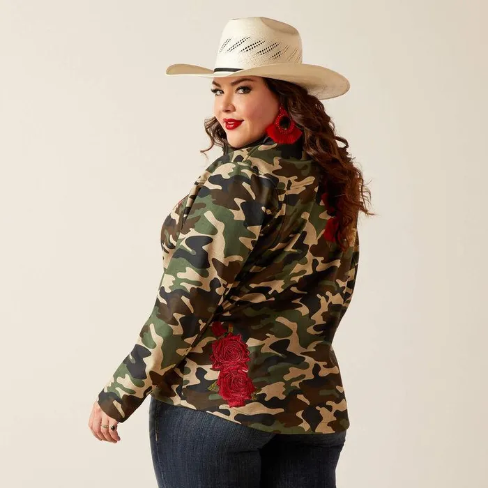 Women Jackets and Vests Ariat Team Softshell Rodeo Quincy Jacket Wild West Usa