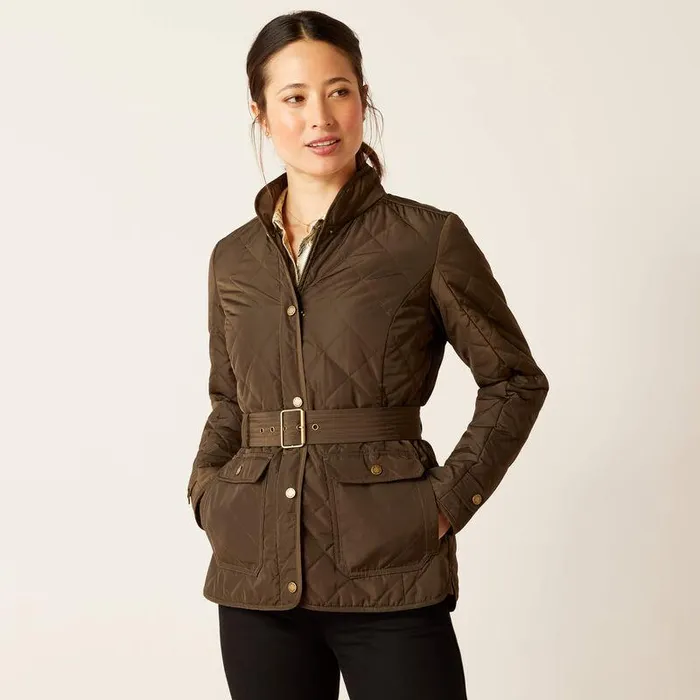Women Jackets and Vests Ariat Woodside Jacket Earth