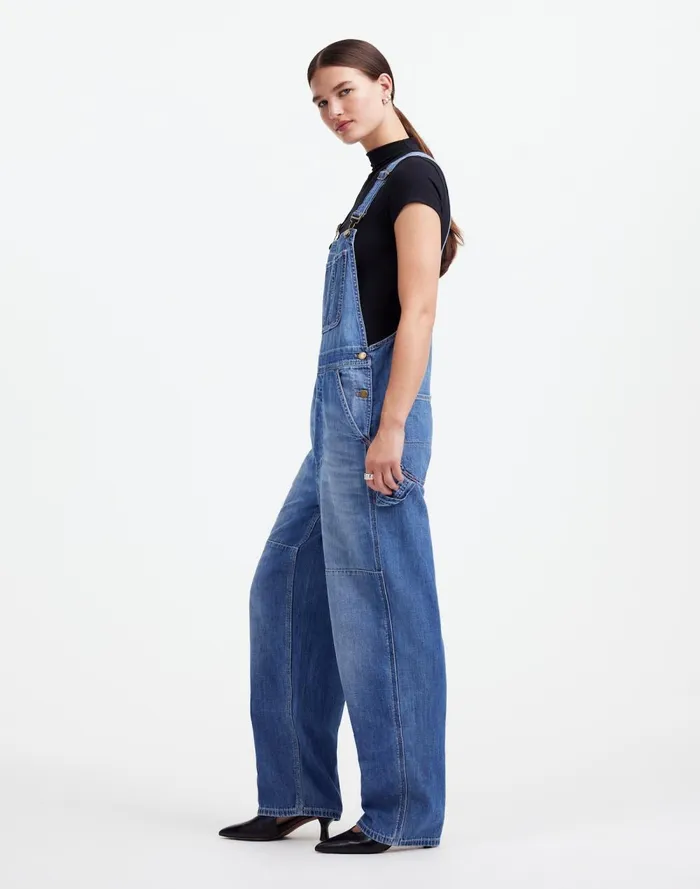 Women Jeans Madewell Alexa Chung For Madewell Denim Overalls In Hockley Wash Hockley Wash