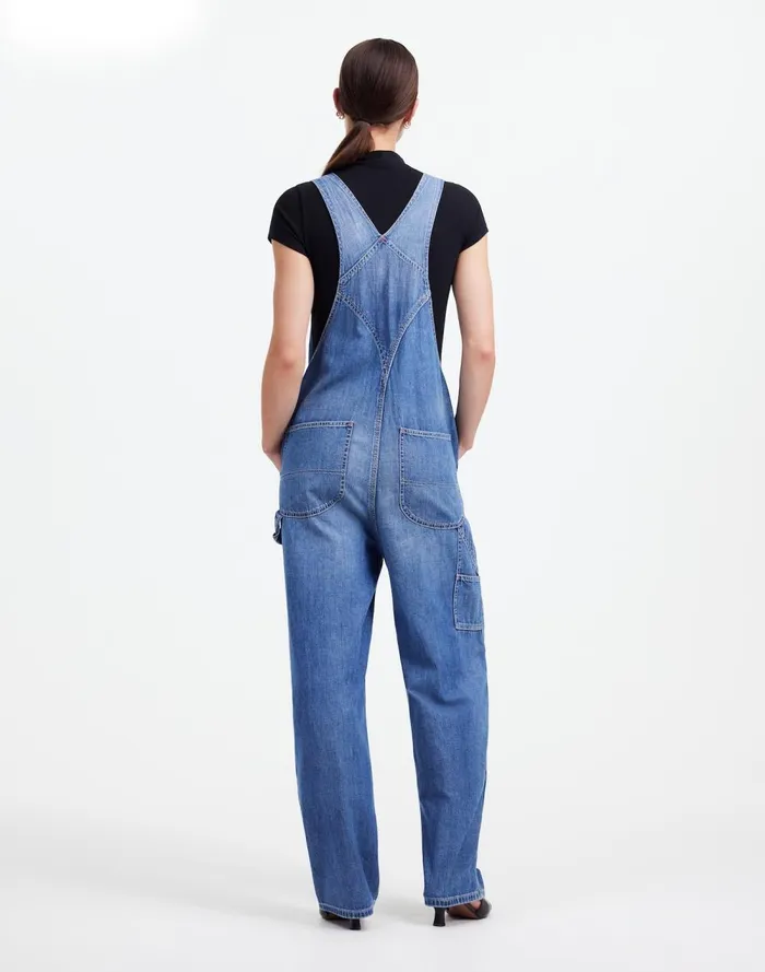 Women Jeans Madewell Alexa Chung For Madewell Denim Overalls In Hockley Wash Hockley Wash
