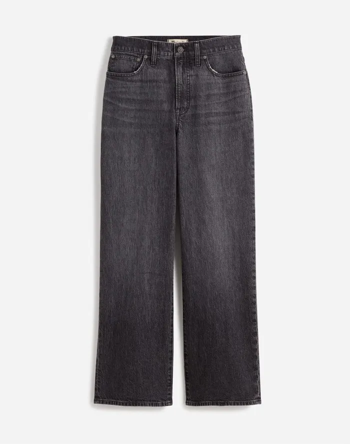 Women Jeans Madewell The Perfect Vintage WideLeg Crop Jean Robles Wash