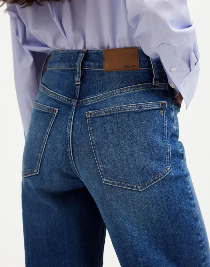 Women Jeans Madewell The Perfect Vintage WideLeg Jean Lavaca Wash