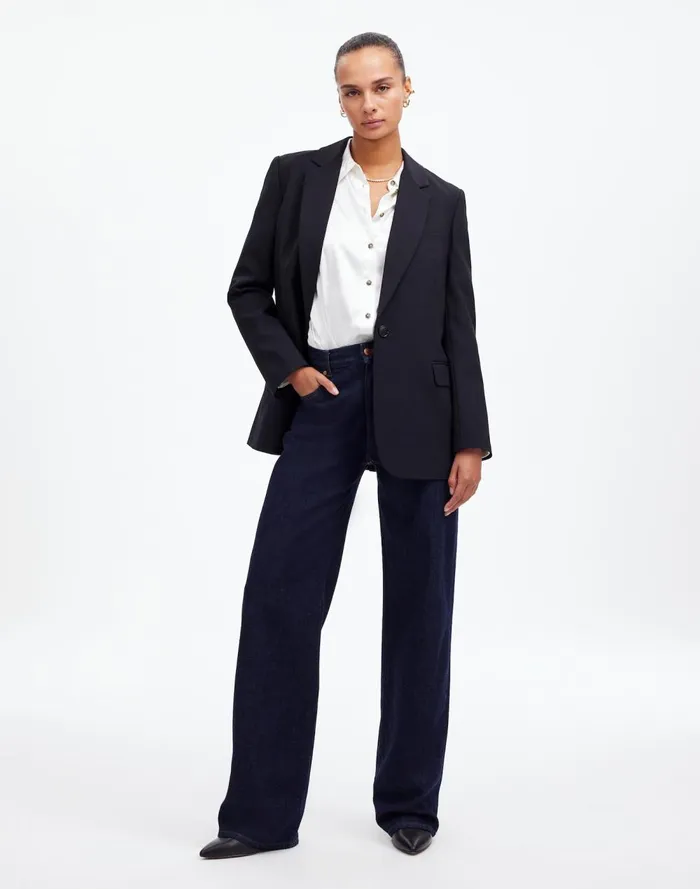 Women Jeans Madewell The Perfect Vintage WideLeg Jean Softdrape Denim Edition Rinse Wash Women Jeans Madewell The Perfect Vintage WideLeg Jean Softdrape Denim Edition Rinse Wash