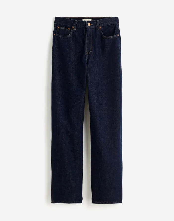 Women Jeans Madewell The Perfect Vintage WideLeg Jean Softdrape Denim Edition Rinse Wash