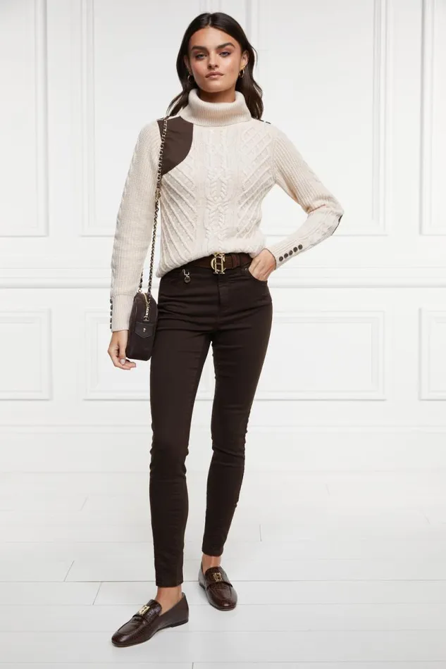 Women Jodhpur Jean Chocolate Holland Cooper Jeans