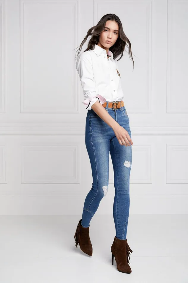Women Jodhpur Jean Vintage Denim Holland Cooper Jeans