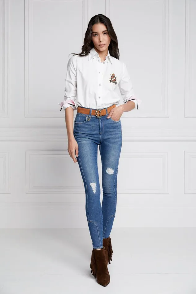 Women Jodhpur Jean Vintage Denim Holland Cooper Jeans