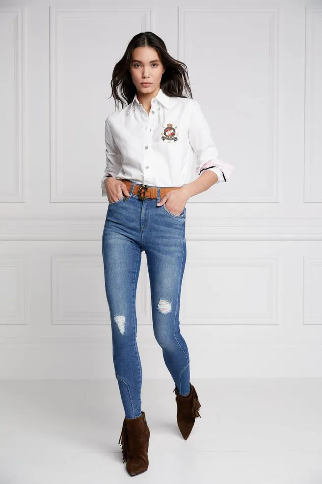 Women Jodhpur Jean Vintage Denim Holland Cooper Jeans