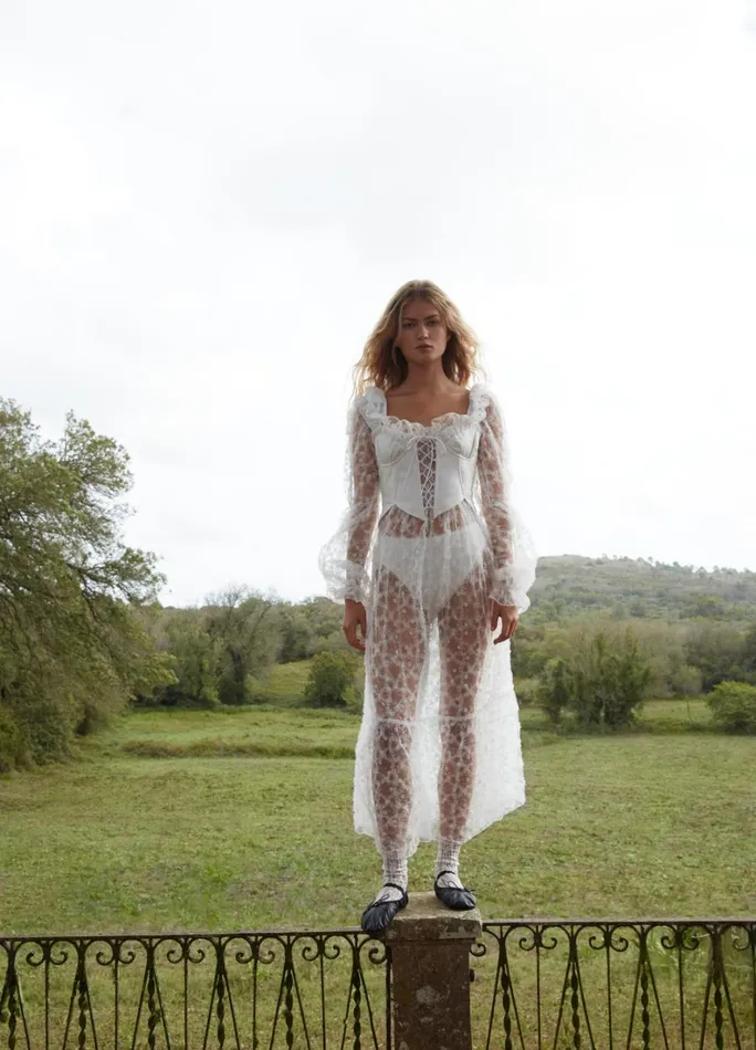 Women Kalea Tulle Maxi Dress White For Love and Lemons Dresses Women Kalea Tulle Maxi Dress White For Love and Lemons Dresses