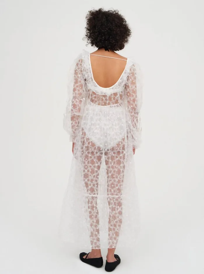 Women Kalea Tulle Maxi Dress White For Love and Lemons Dresses Women Kalea Tulle Maxi Dress White For Love and Lemons Dresses