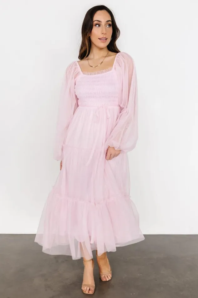 Women Katrina Tulle Maxi Dress Light Rose Baltic Born Maxi Dresses