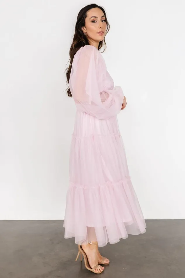 Women Katrina Tulle Maxi Dress Light Rose Baltic Born Maxi Dresses Women Katrina Tulle Maxi Dress Light Rose Baltic Born Maxi Dresses