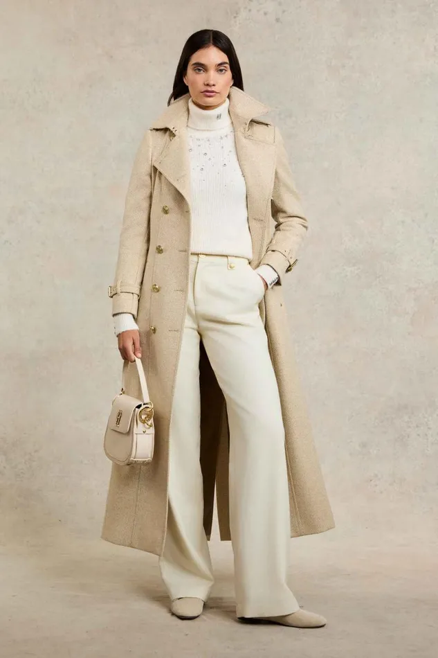 Women Kelsie Rib Embellished Roll Neck Natural Holland Cooper Knitwear Women Kelsie Rib Embellished Roll Neck Natural Holland Cooper Knitwear