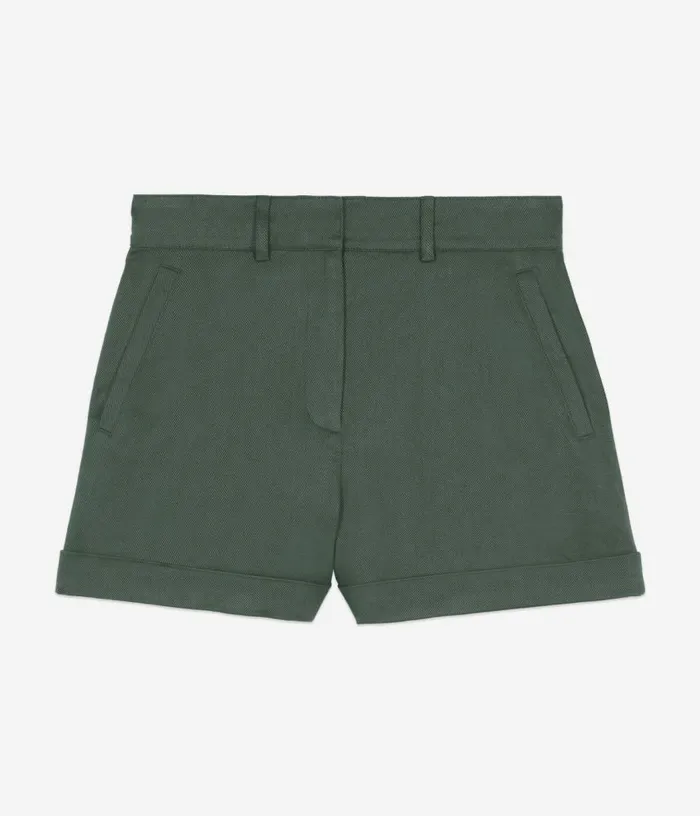 Women Khaki Suit Shorts THE KOOPLES Skirts and Shorts