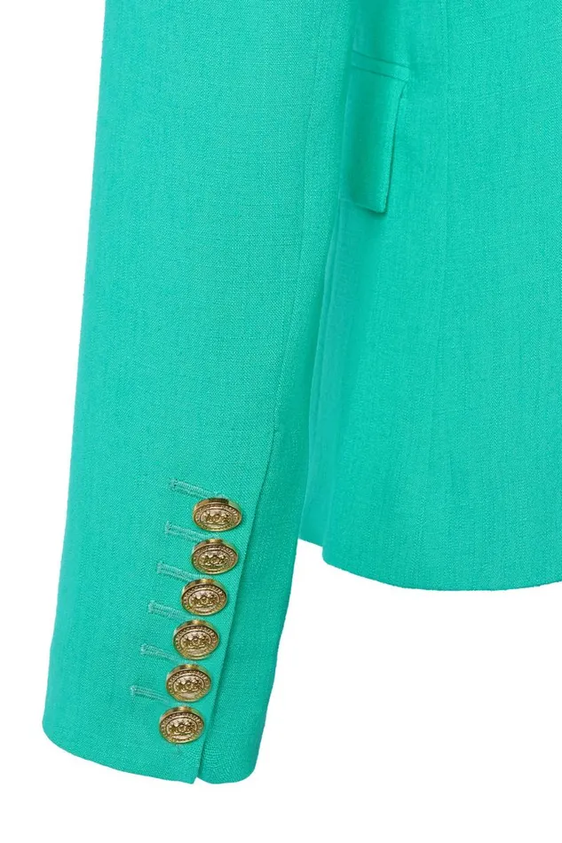 Women Knightsbridge Blazer Jade Linen Holland Cooper Tailoring
