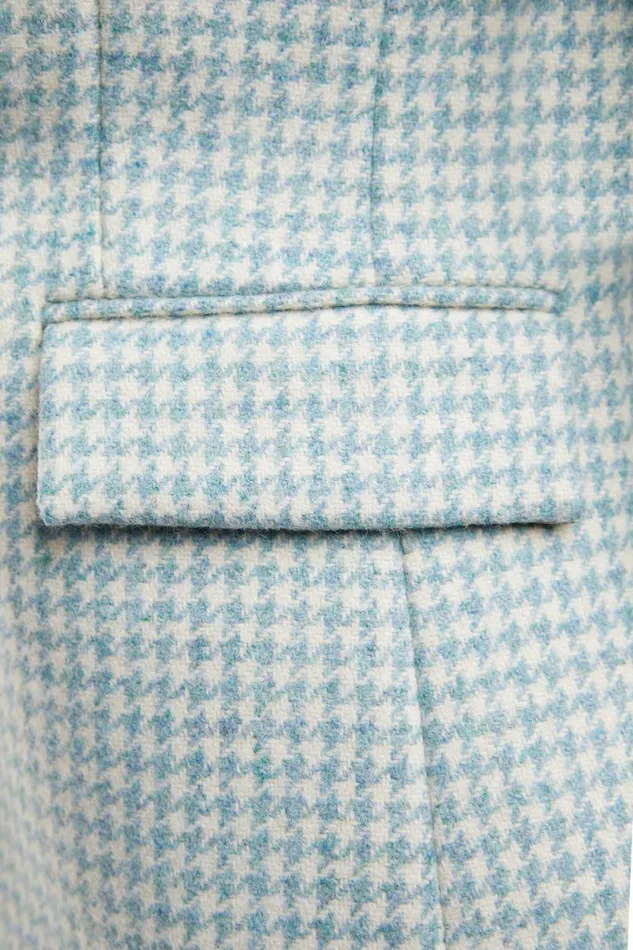 Women Knightsbridge Blazer Teal Houndstooth Holland Cooper Blazers