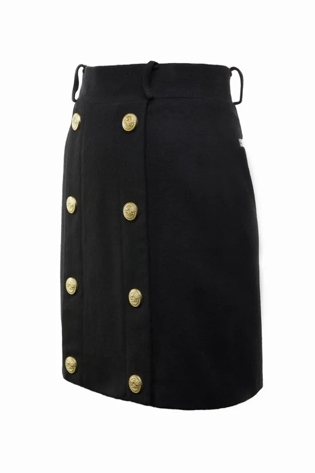 Women Knightsbridge Skirt Soft Black Holland Cooper Tailoring