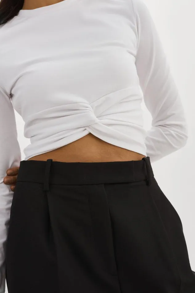 Women KSENIA Twist Top White LAMARQUE Tops