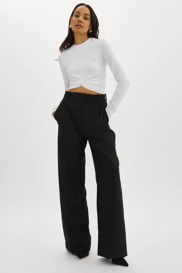 Women KSENIA Twist Top White LAMARQUE Tops