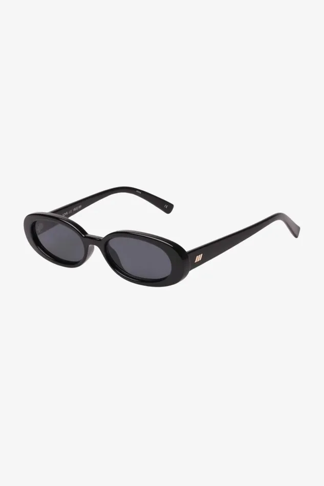 Women LE SPECS Outta Love Sunglasses Black LAMARQUE Sunglasses