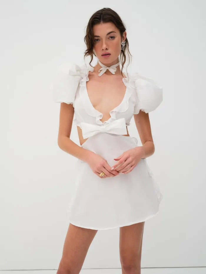Women Leia Bridal Gown White For Love and Lemons Dresses
