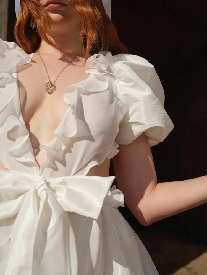Women Leia Bridal Gown White For Love and Lemons Dresses