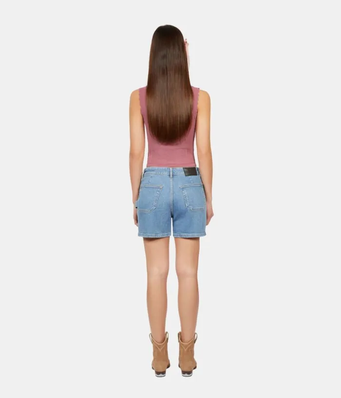 Women Lilac Openwork Knit Top THE KOOPLES Blouses and Shirts