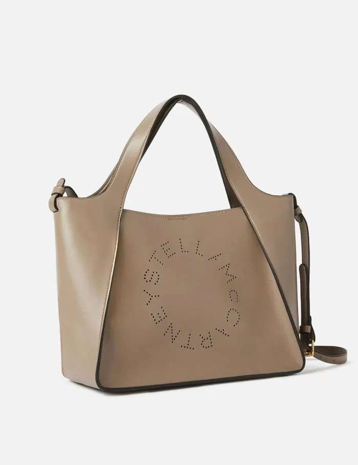 Women Logo Crossbody Tote Bag Moss Stella McCartney Tote Bags Women Logo Crossbody Tote Bag Moss Stella McCartney Tote Bags