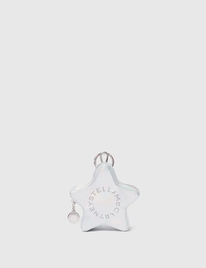 Women Logo Star Coin Purse Keychain Holographic Stella McCartney Keyring And Charms