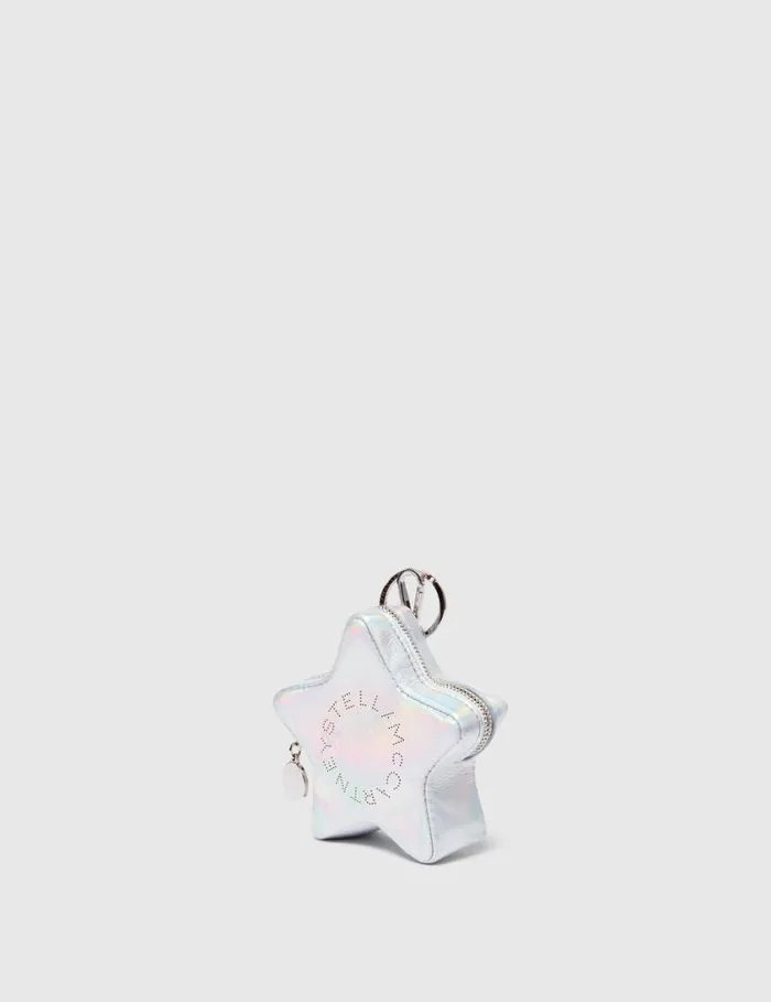 Women Logo Star Coin Purse Keychain Holographic Stella McCartney Keyring And Charms Women Logo Star Coin Purse Keychain Holographic Stella McCartney Keyring And Charms