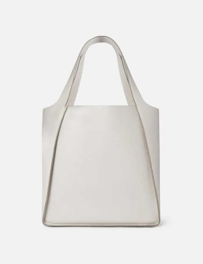 Women Logo Tote Bag Fog Grey Stella McCartney Logo Bag Women Logo Tote Bag Fog Grey Stella McCartney Logo Bag