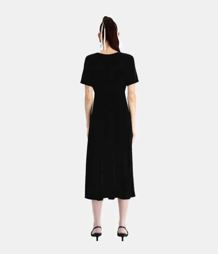 Women Long Black Velvet Dress THE KOOPLES Dresses and Jumpsuits