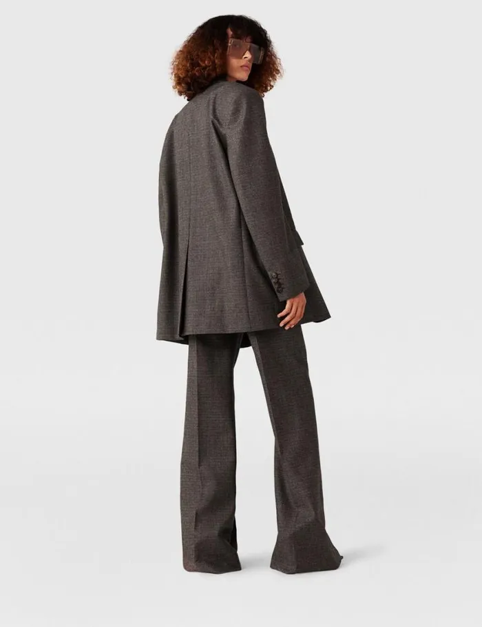 Women LowRise Bootcut Pants Charcoal Grey Stella McCartney Tailoring Women LowRise Bootcut Pants Charcoal Grey Stella McCartney Tailoring