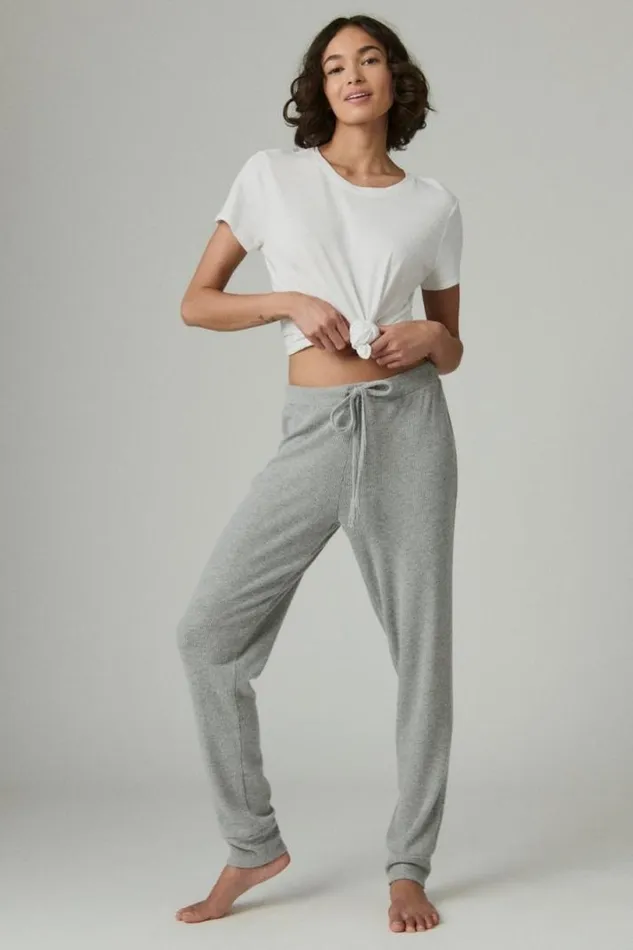 Women Lucky Brand Intimates and Sleepwear Cozy Soft Jogger Sleep Pant Dark Grey