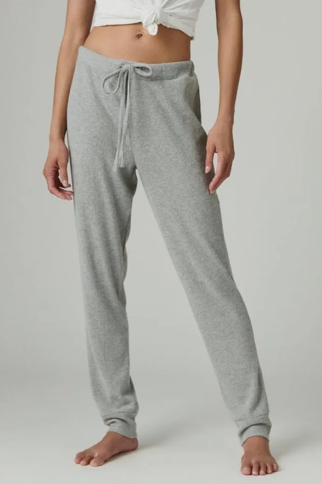 Women Lucky Brand Intimates and Sleepwear Cozy Soft Jogger Sleep Pant Dark Grey