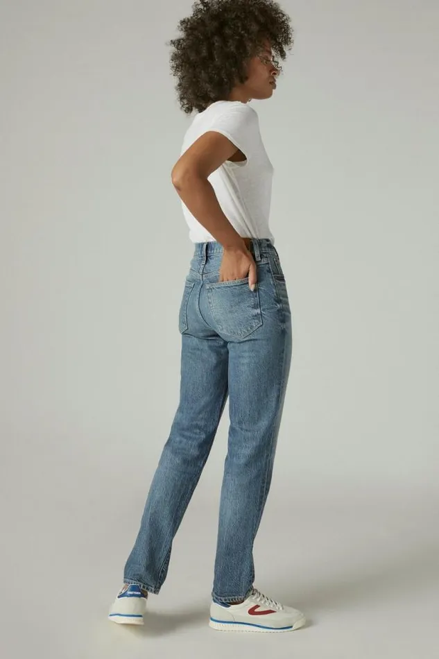 Women Lucky Brand Jeans Drew Mom Jean Adair