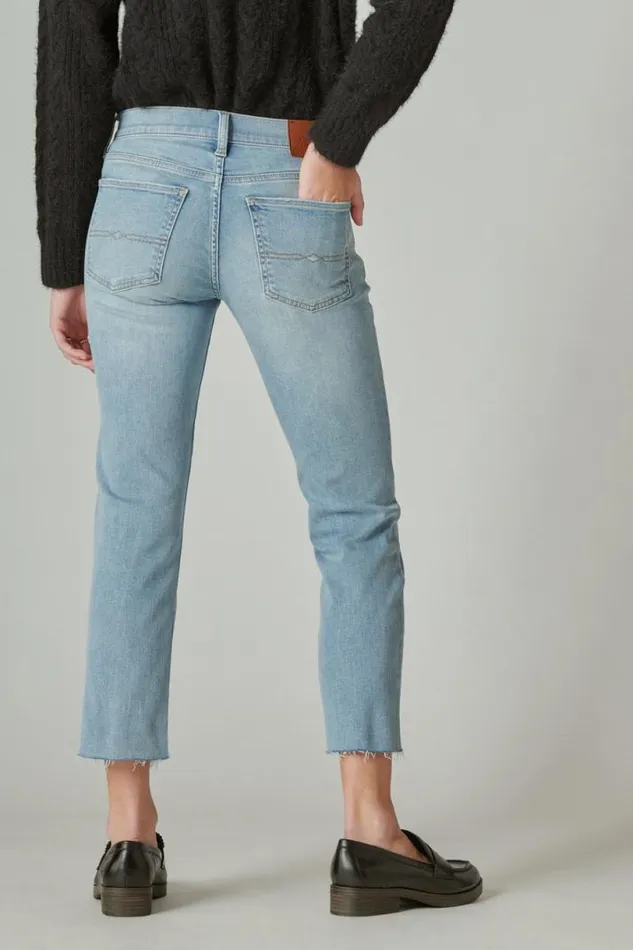 Women Lucky Brand Jeans Sweet Crop Darwin Ct