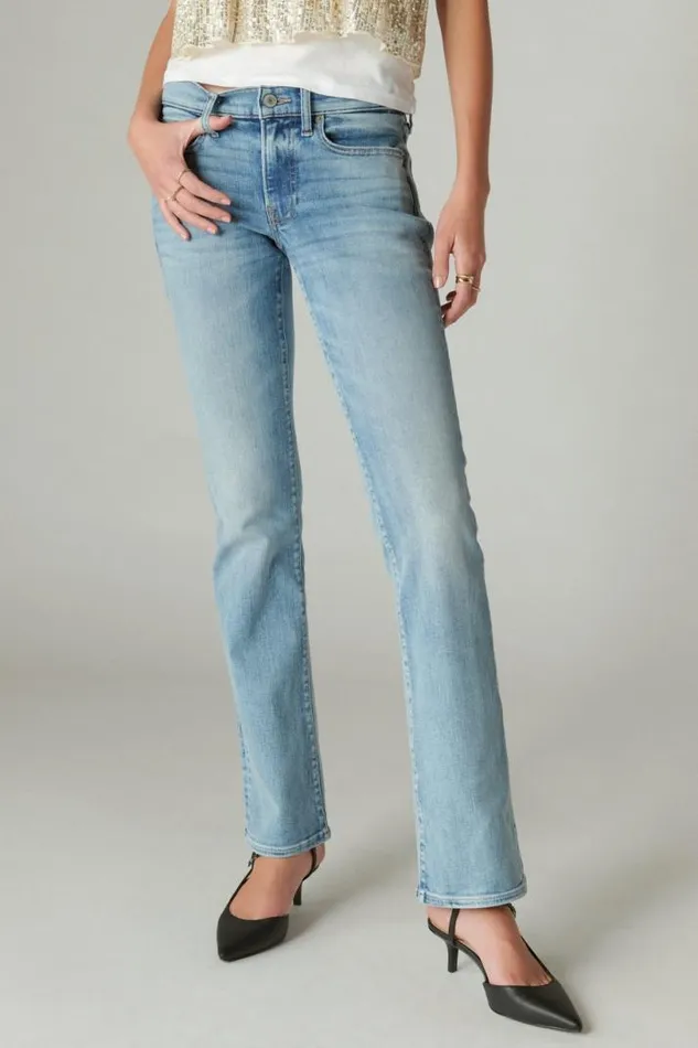 Women Lucky Brand Jeans Sweet Mid Rise Boot Cabana