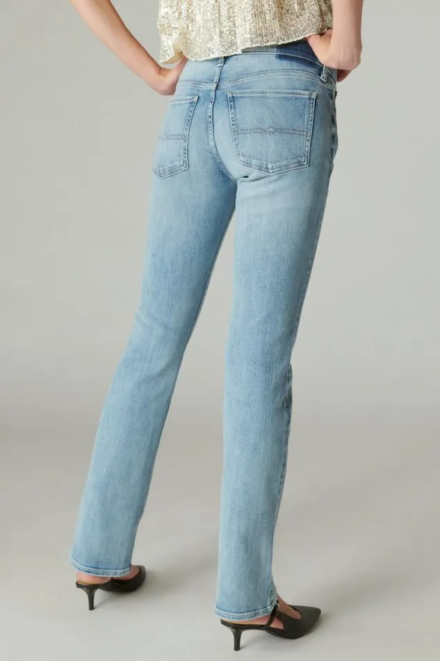 Women Lucky Brand Jeans Sweet Mid Rise Boot Cabana