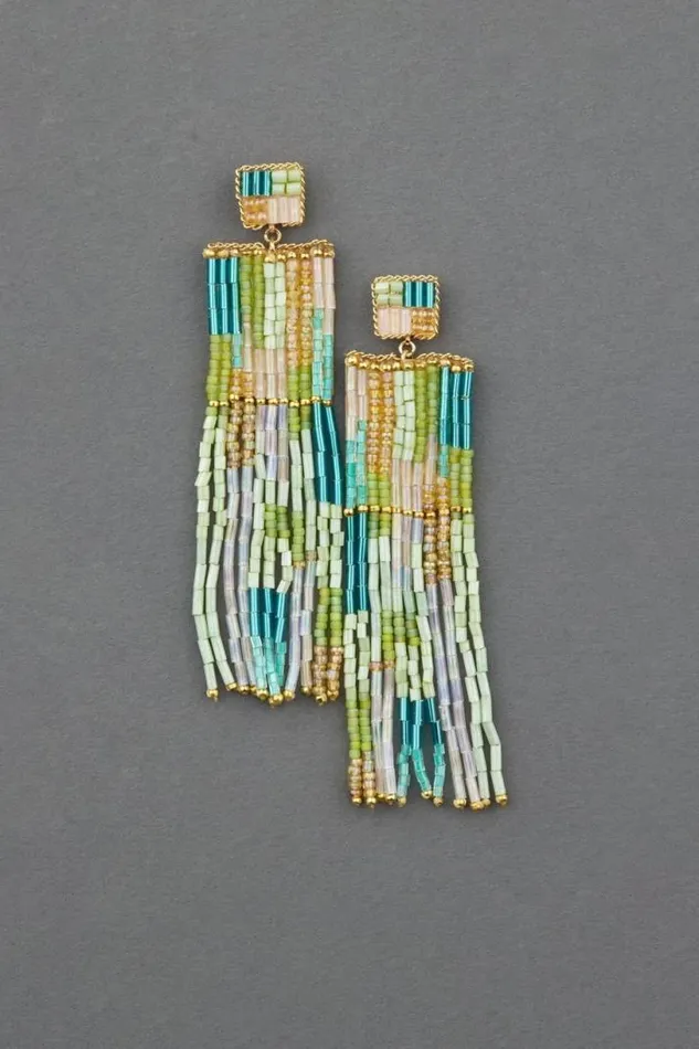 Women Lucky Brand Jewelry Colorful Statement Earring Gold