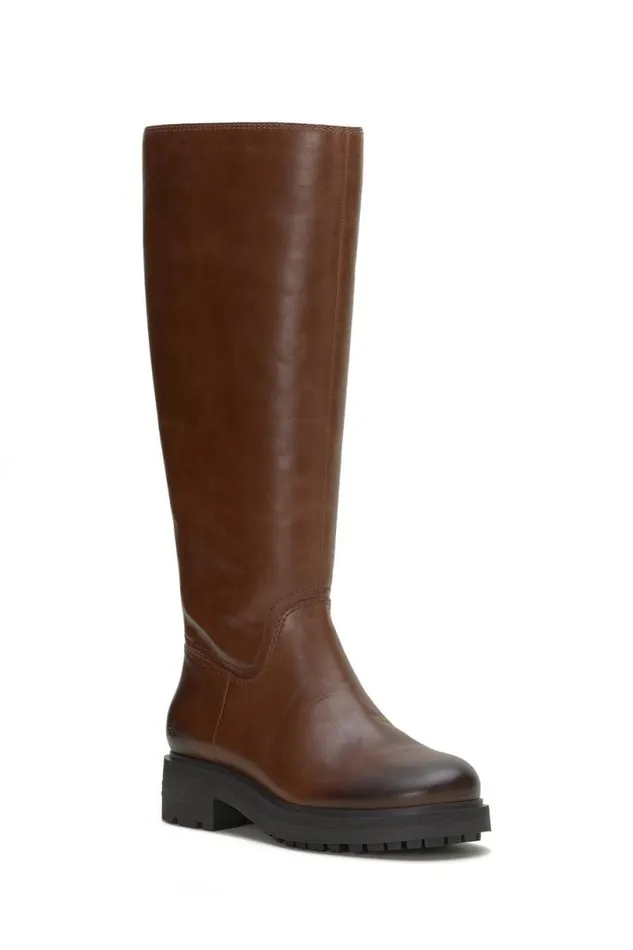 Women Lucky Brand Shoes Cirila Tall Boot Dark Brown