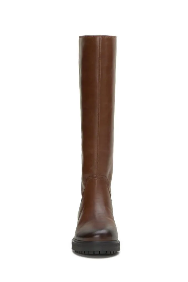 Women Lucky Brand Shoes Cirila Tall Boot Dark Brown