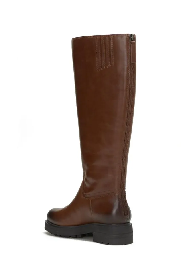 Women Lucky Brand Shoes Cirila Tall Boot Dark Brown