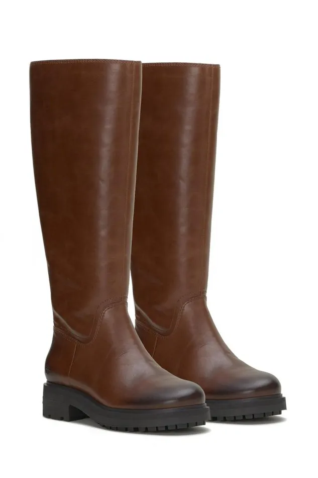 Women Lucky Brand Shoes Cirila Tall Boot Dark Brown