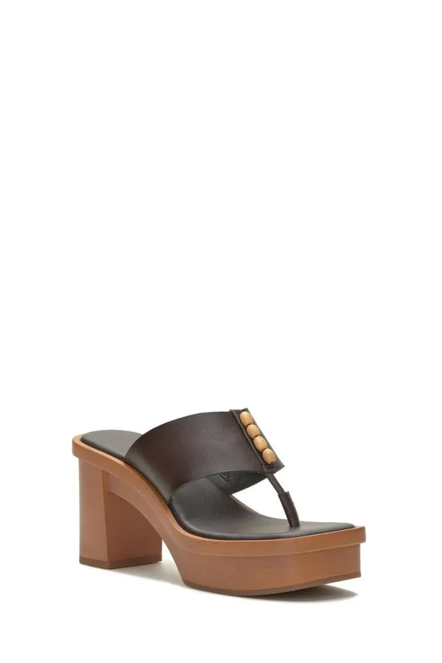 Women Lucky Brand Shoes Mandelina Sandal Heel Light Brown
