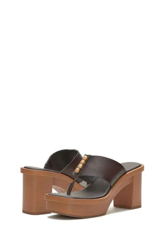 Women Lucky Brand Shoes Mandelina Sandal Heel Light Brown